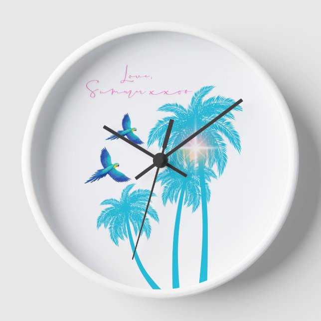 Reloj Love Letter Design - Love, Summer xxoo (Anverso)