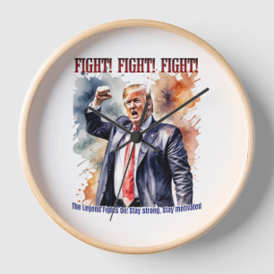Reloj ¡Luchar! ¡Luchar! ¡Luchar! Leyenda de Trump