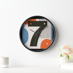 Reloj Lucky Number 7 Wall Clock