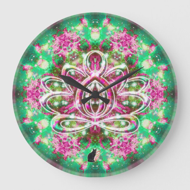 Reloj Luminoso Zen Lotus (Anverso)