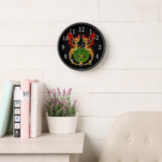 Reloj Luna Creciente Celta Y Dragones