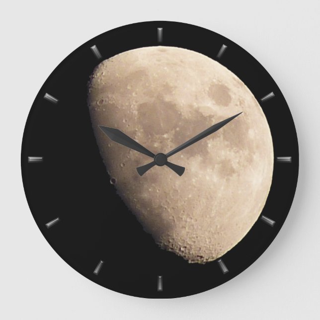 Reloj lunar Romántico Reloj de pared lunar persona (Anverso)