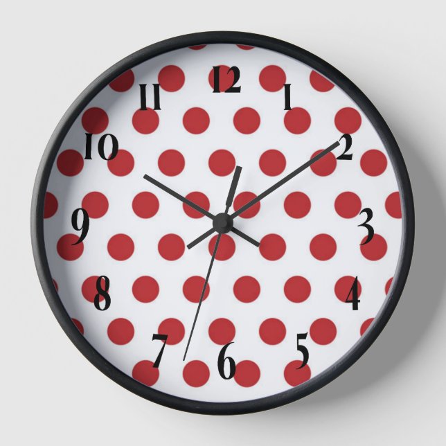 Reloj Lunares Rojos (Anverso)