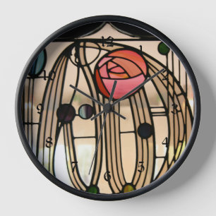 Reloj Mackintosh - Ventana de Vidrio Manchado,
