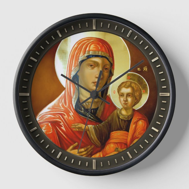Reloj Madre de Dios - Santa María Theotokos (Anverso)