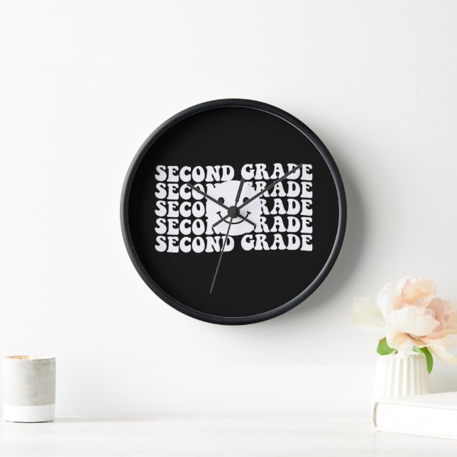Reloj Maestro de Segundo Grado Regreso a Clases (Hogar)