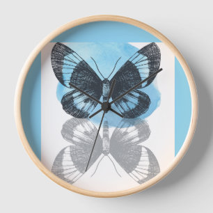 Reloj Magia de mariposa azul.