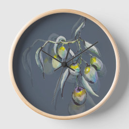 Reloj Magic Olive Watercolor Hand-painted