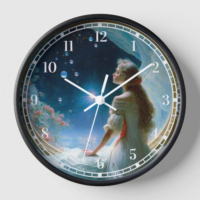 Reloj Magical Night Scene Fantasy Art (Anverso)
