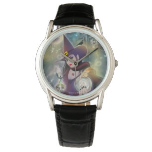 Reloj mágico de escritura de arte de brujas