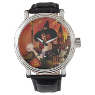 Reloj mágico de escritura de arte de brujas