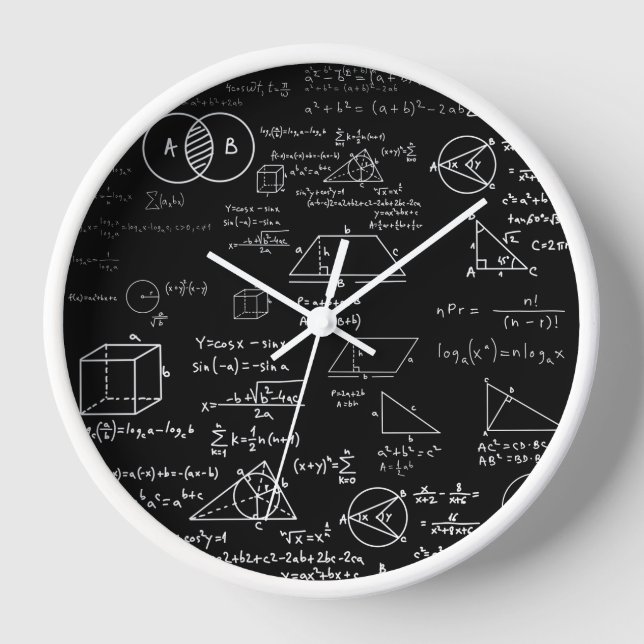 Reloj mamáes geek de dibujo de dibujo de escuela de cien (Anverso)