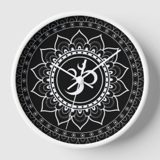 Reloj Mandalá Om Negro