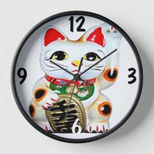 Reloj Maneki Neko Chino gato de buena suerte