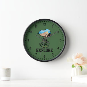 Reloj Maní   Gran Esnoopa al Aire Libre