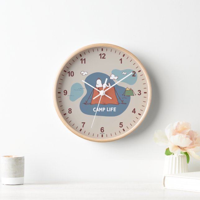 Reloj Maní | Vida en el campamento Snoopy & Woodstock (Hogar)