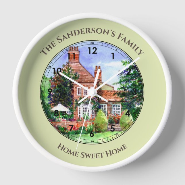 Reloj Manor House Heslington York Inglaterra (Anverso)