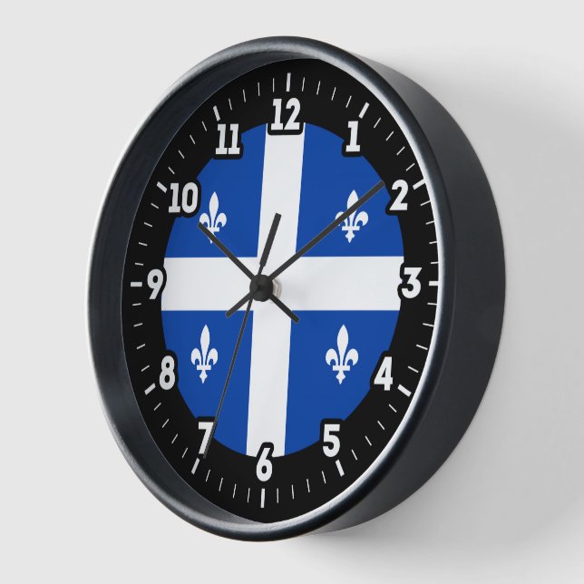 Reloj Marcado gráfico de marca Quebec (Ángulo)
