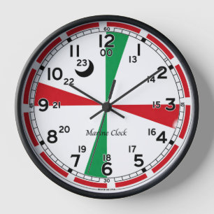 Reloj marino que representa la marea alta y baja
