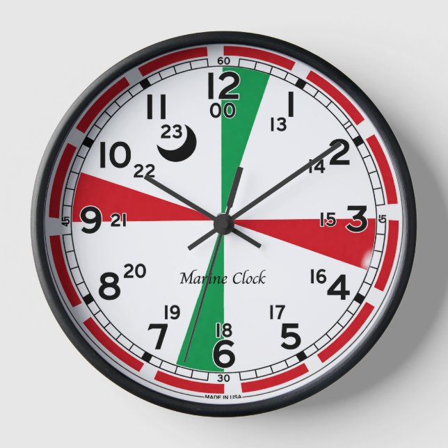 Reloj marino que representa la marea alta y baja (Anverso)