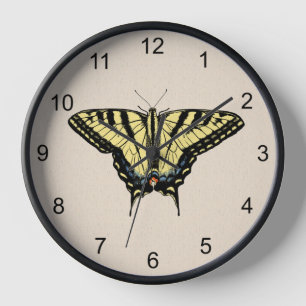 Reloj Mariposa cola de golondrina amarilla del suroeste