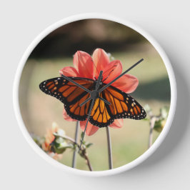 Reloj Mariposa monarca en Dahlia