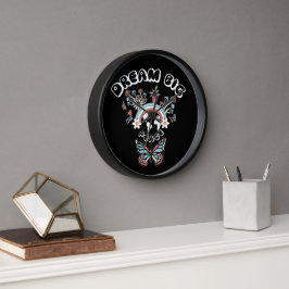 Reloj Mariposas y hongos Sueño Gran inspo positivo