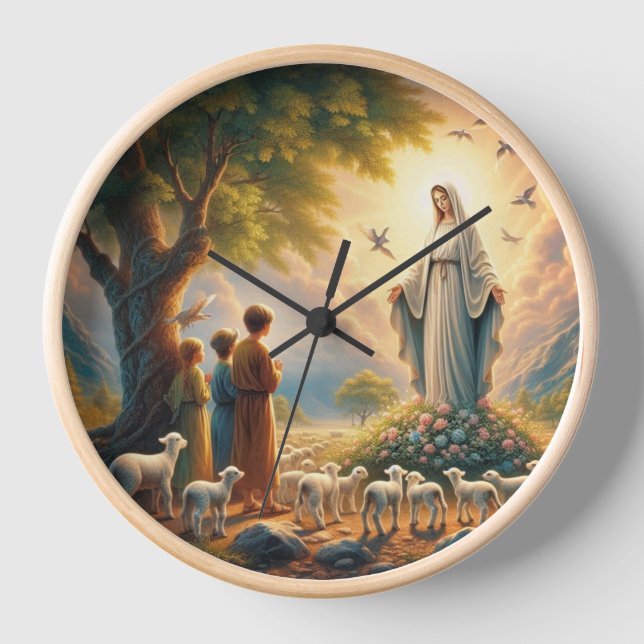 Reloj Mary Virgin Jesus (Anverso)