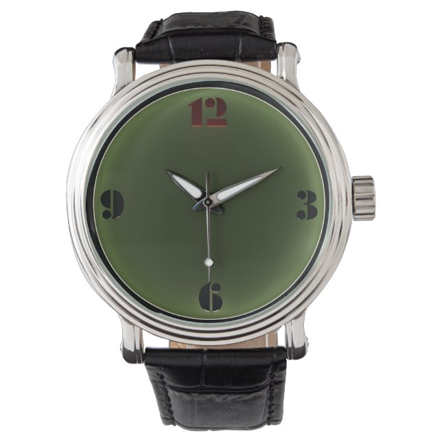 Reloj masculino brillante de Art Deco (Anverso)