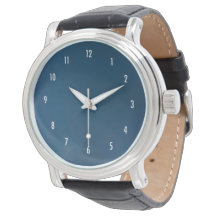 Reloj masculino con azul esmalte vintage