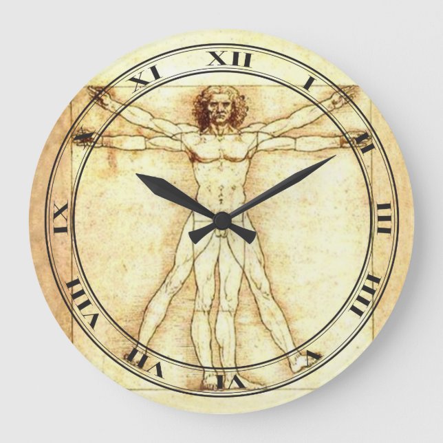 Reloj masculino vitruviano (Anverso)