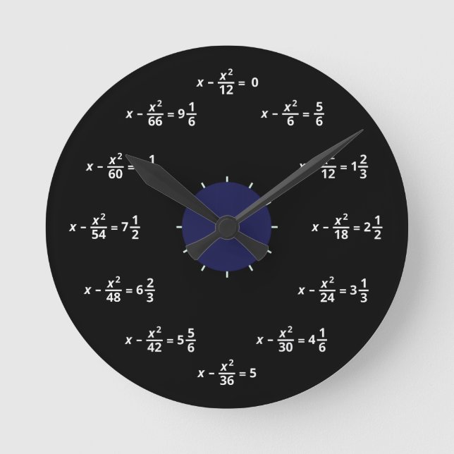 Reloj matemático (Anverso)