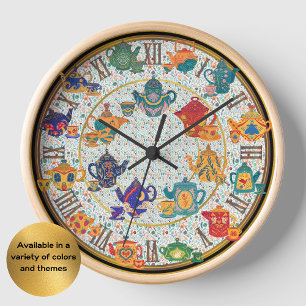Reloj Máximalista Decoración de cocina Teatime Personali