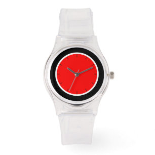 reloj máximo rojo y negro