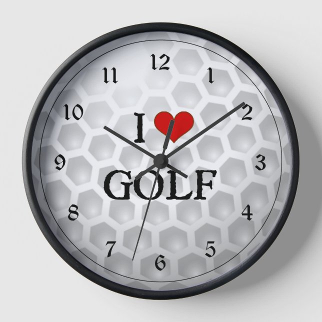 Reloj Me encanta el golf (Anverso)