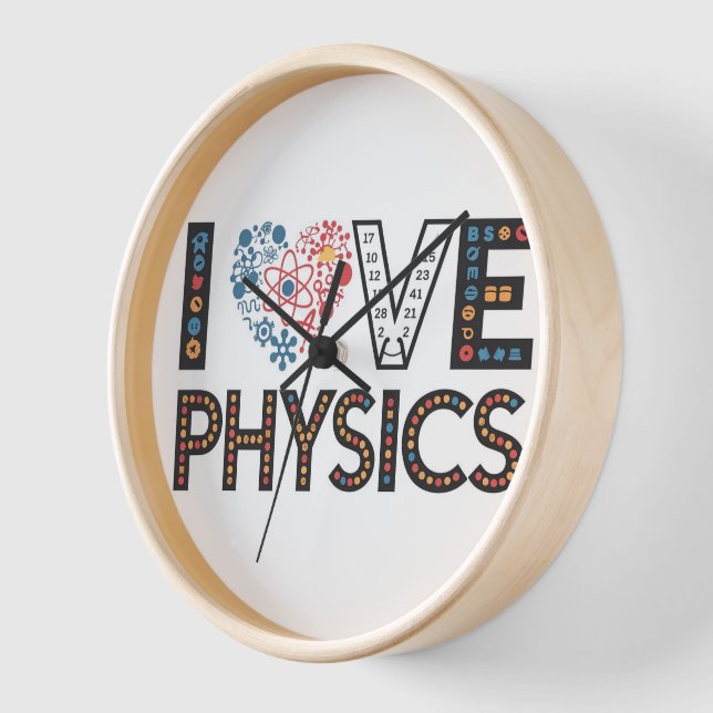 RELOJ ME ENCANTA LA FÍSICA (Ángulo)
