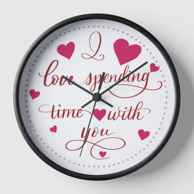 Reloj Me encanta pasar tiempo contigo (Anverso)