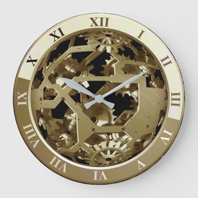 Reloj mecánico de la pared del reloj (Anverso)