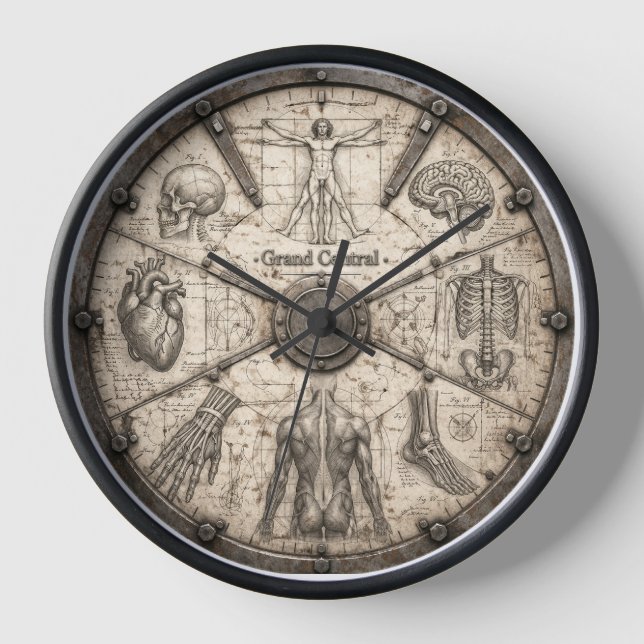 Reloj Medical Goth Clock (Anverso)