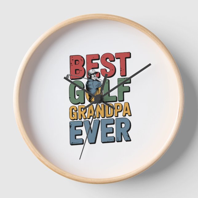 Reloj Mejor Abuelo de Golf (Anverso)