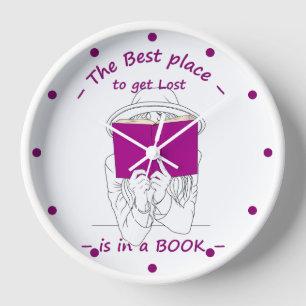 Reloj Mejor lugar para perderse es en un libro