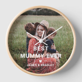 Reloj Mejor MAMA CORTA, foto del Día de la Madre