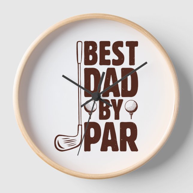Reloj Mejor Papá De Par Golf Dad (Anverso)