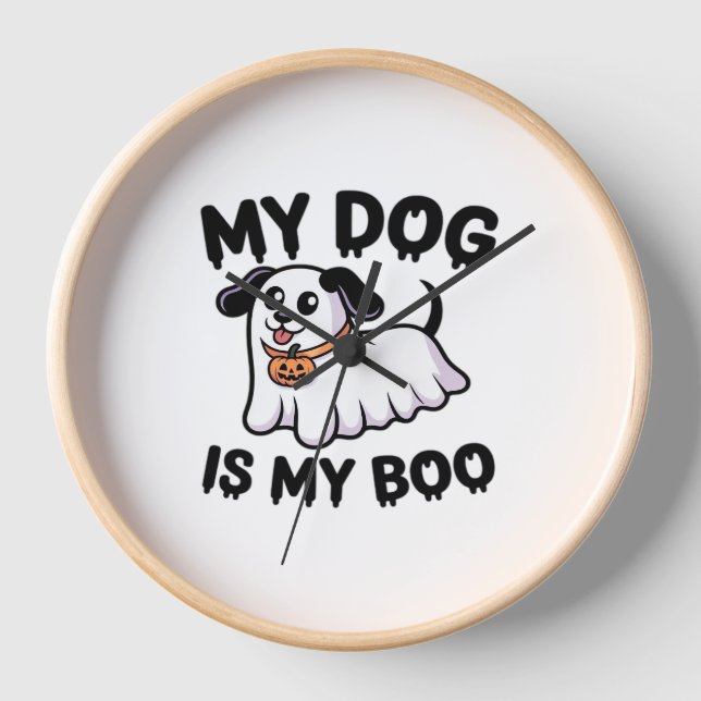 Reloj Mi Perro Es Mi Camisa De Boo - Gracioso Regalo De  (Anverso)