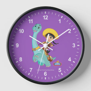 Reloj Min. y Clover   Feliz travesía de Cowgirl y Bronto