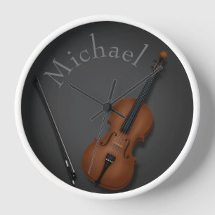 Reloj Miniatura Cello & Bow dentro personalizado