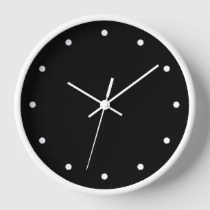 Reloj Minimalista moderno simple blanco y negro