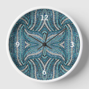 Reloj moda gitana bohemia azul turquesa plateado