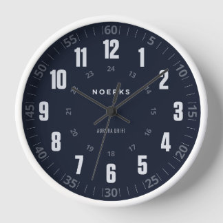 Reloj Modern Minimalist Wall Clock – Aurora Drift