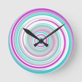 Reloj Moderna Bañera Colorida